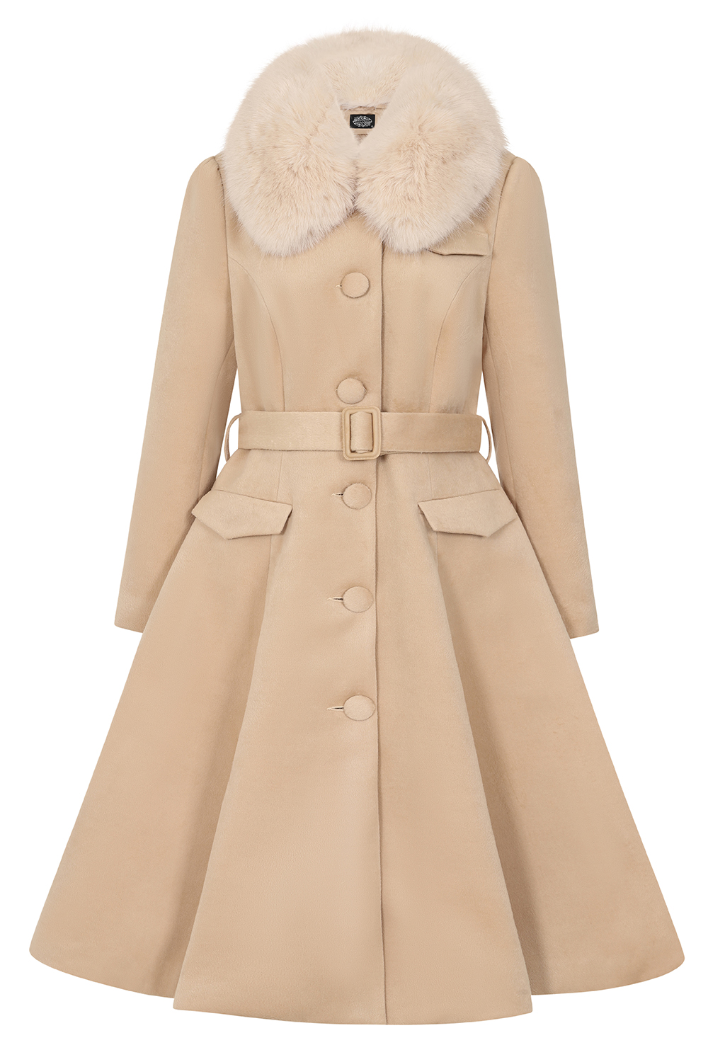 Matilda Swing Coat in Beige